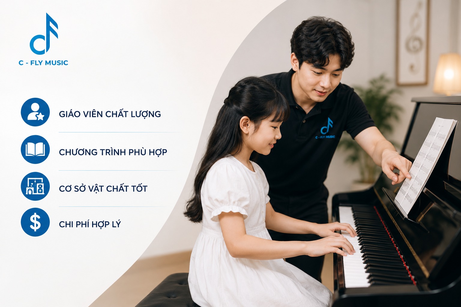 Tiêu chí chọn lớp học Piano phù hợp