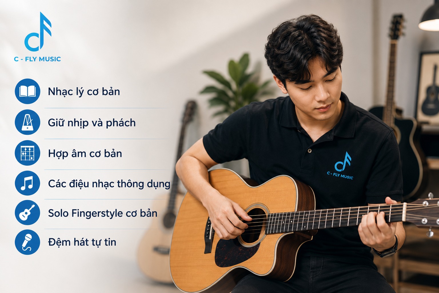 khóa học Guitar bao nhiêu tiền