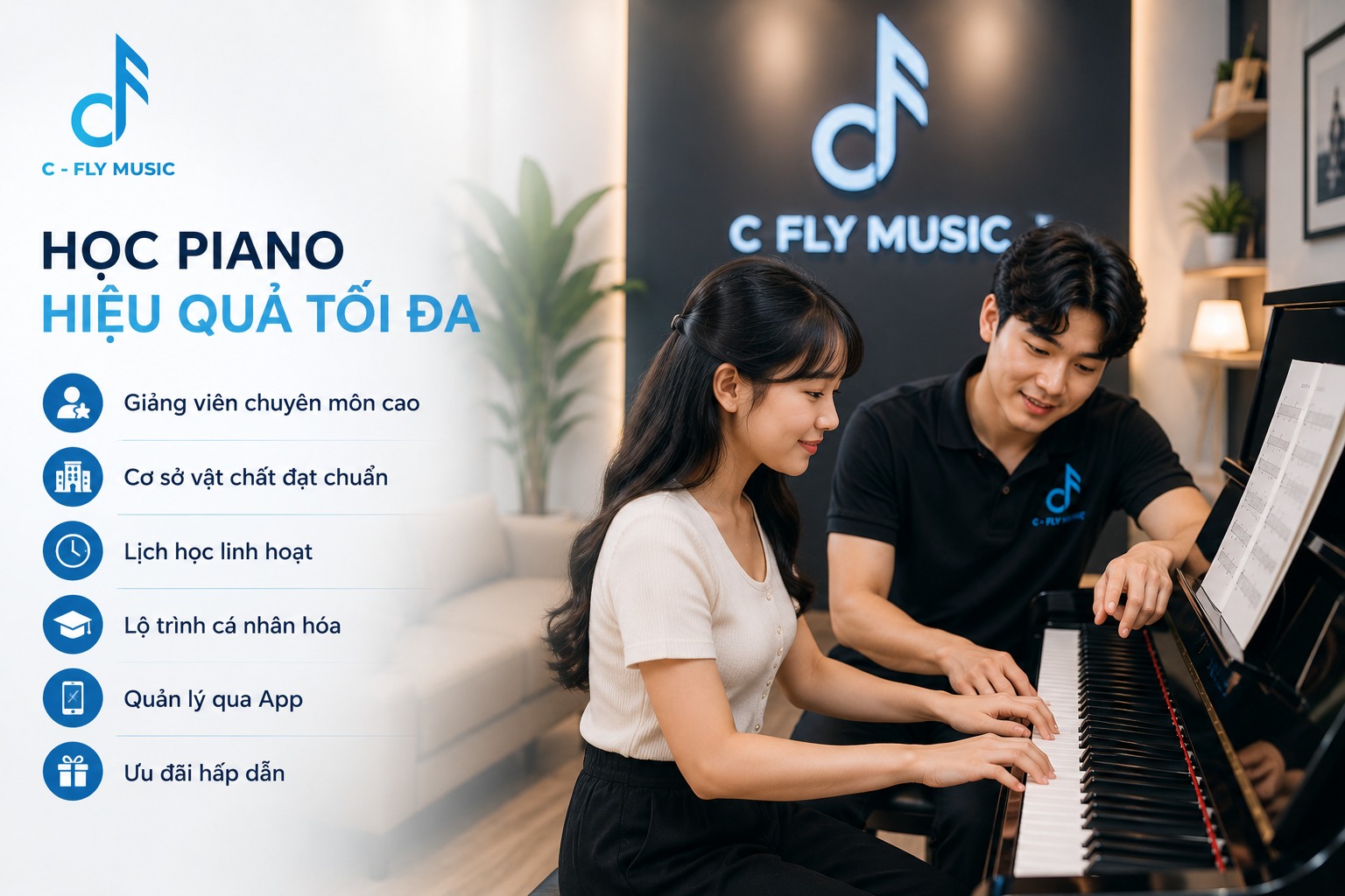 Nên học Piano ở đâu để hiệu quả tối đa?