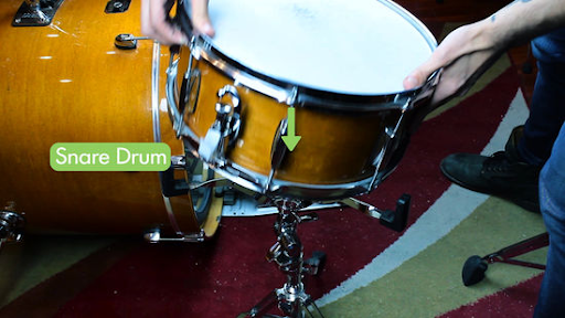 Snare Drum là chi tiết quan trọng trong các bộ phận của trống