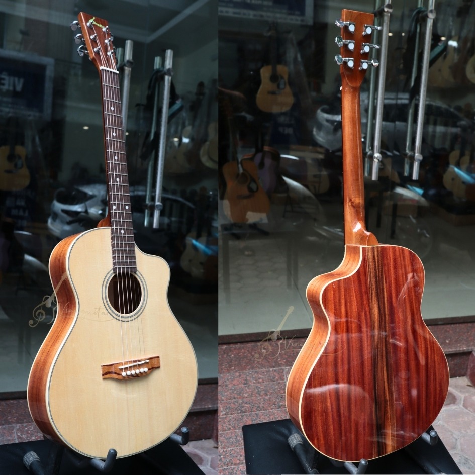 Các loại gỗ làm guitar phần mặt sau và lưng đàn 