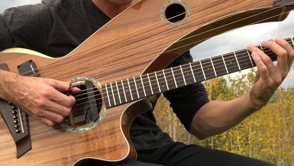 Thiết kế độc đáo của đàn Harp - Guitar