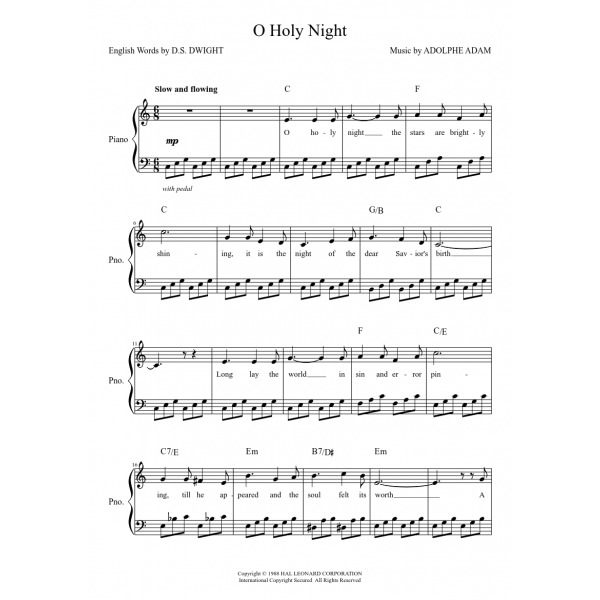 Bản nhạc piano giáng sinh hiện đại nổi tiếng