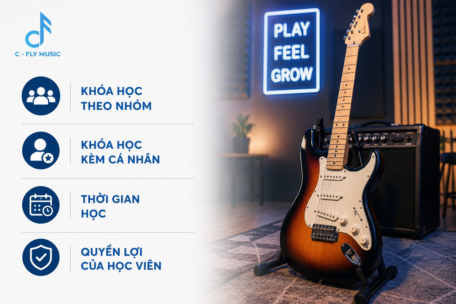 cách quạt chả Guitar