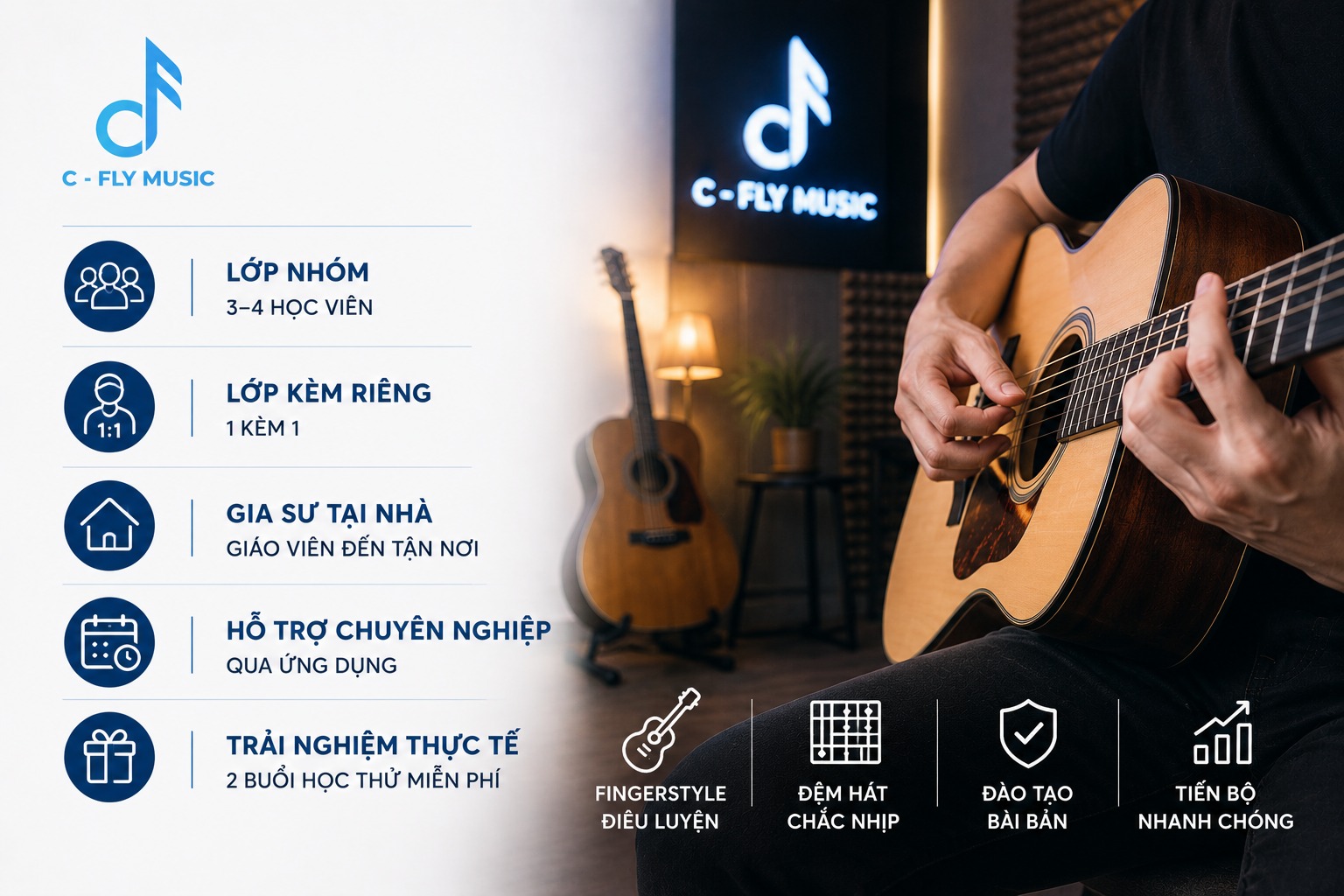 nên học Fingerstyle hay đệm hát