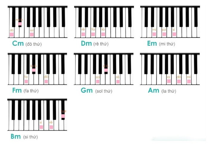 Các thế tay hợp âm cơ bản cần nắm vững