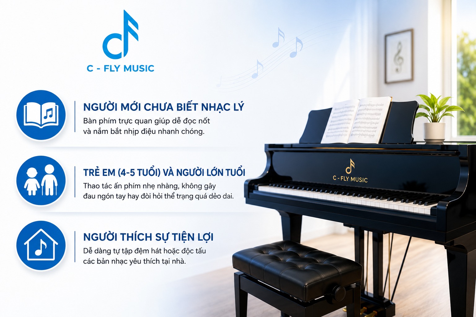 Trường hợp nên chọn học piano
