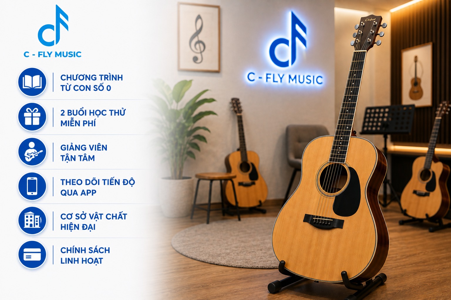 Học đàn ở đâu để được đào tạo từ cơ bản?