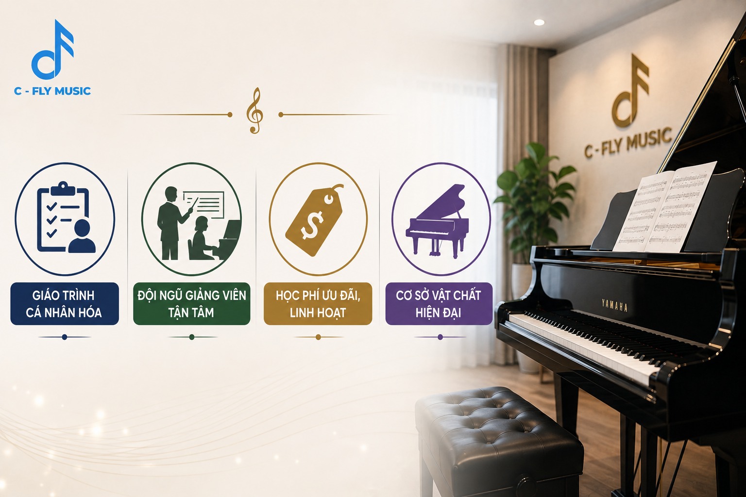Học piano ở trung tâm nào để nhanh tiến bộ, chi phí phải chăng?