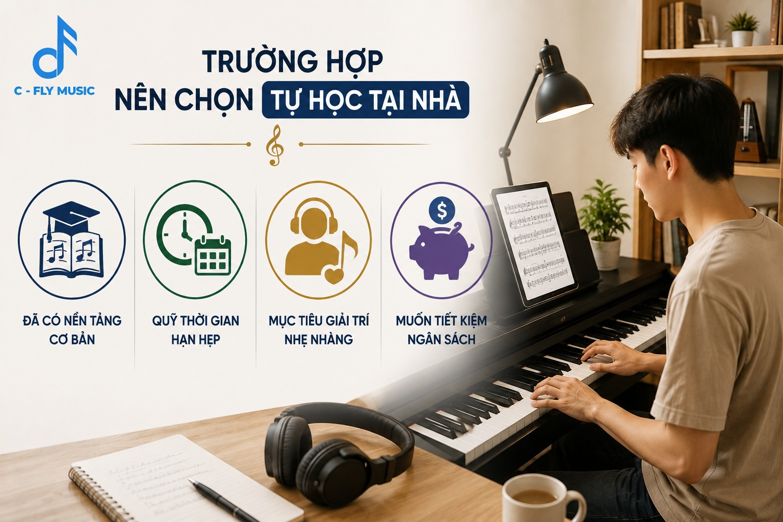 Trường hợp nên chọn tự học tại nhà
