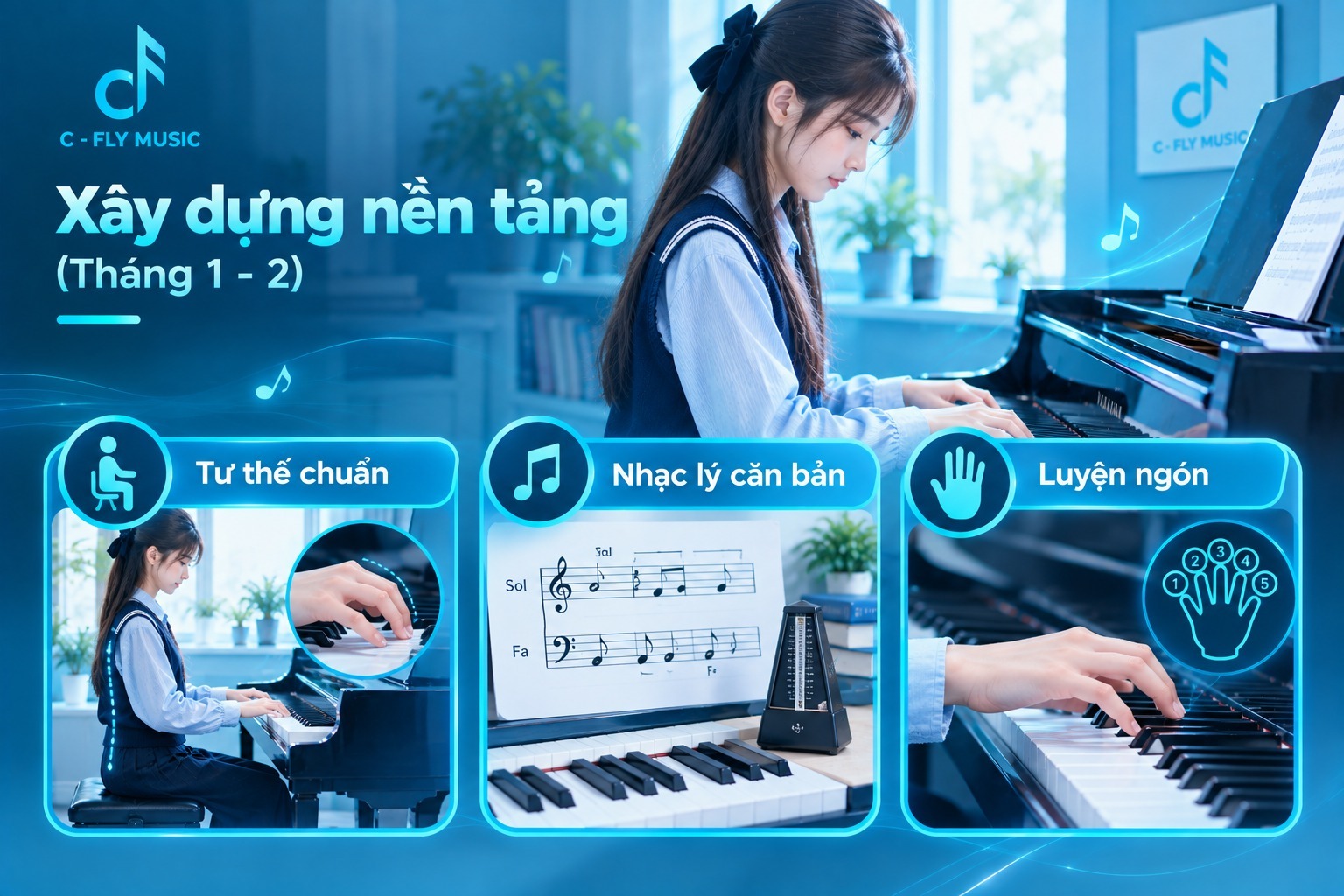 Xây dựng nền tảng từ 1 đến 2 tháng