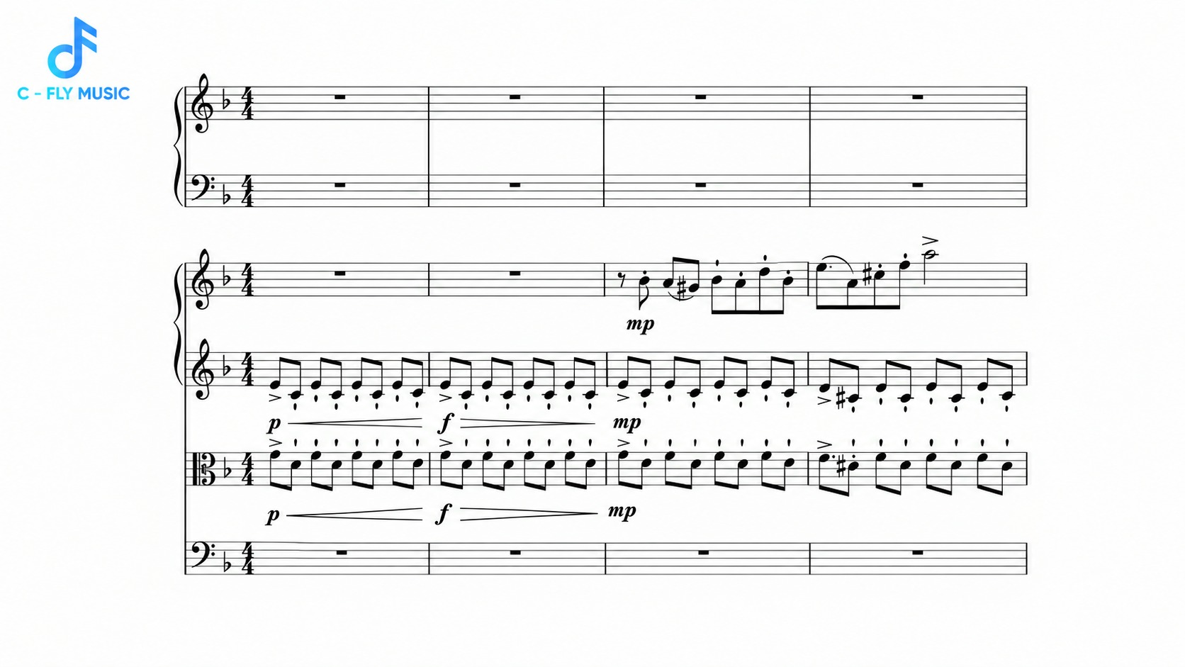 Sheet nhạc “Symphony No.5” của Beethoven