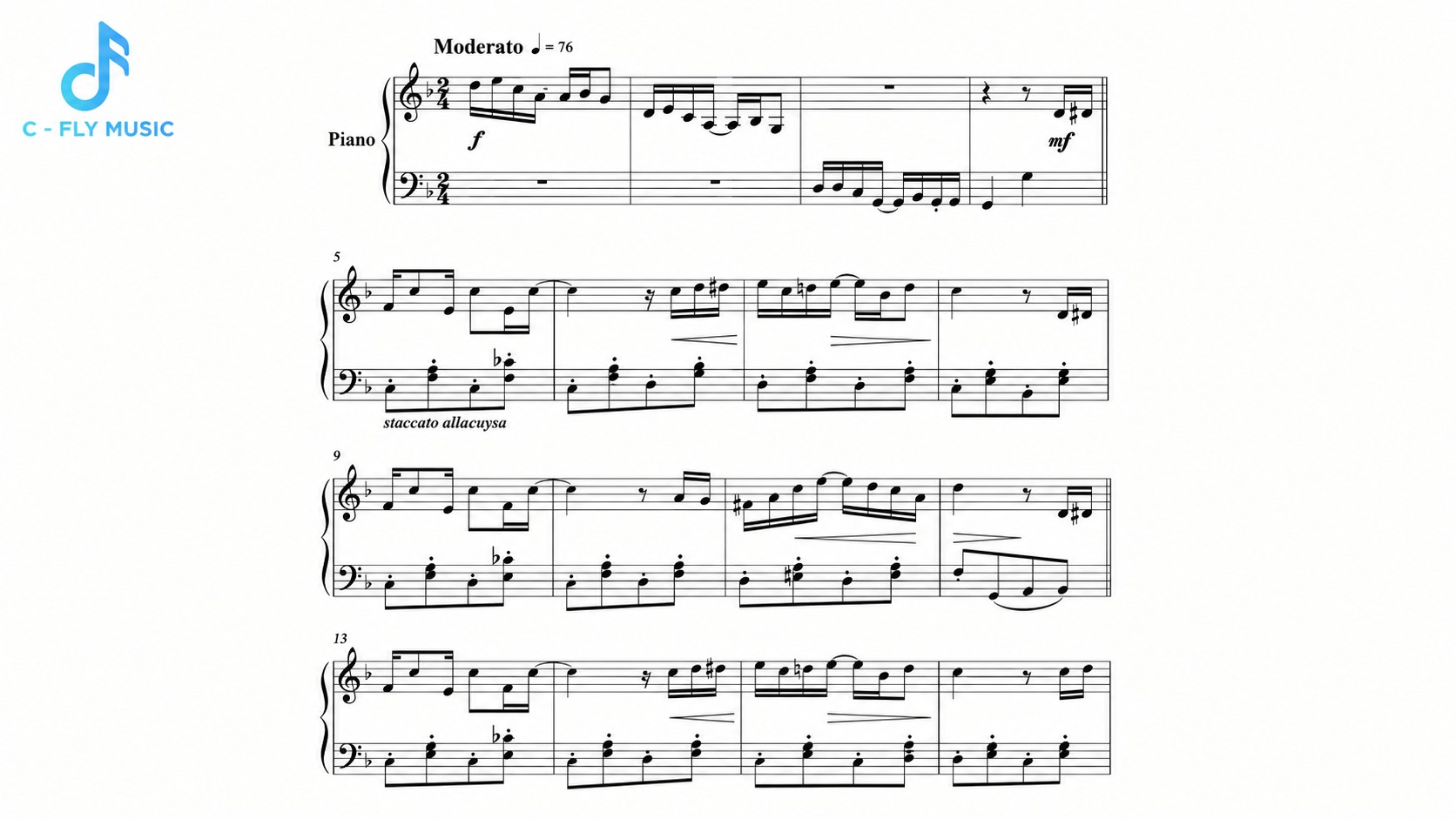 Sheet nhạc “The Entertainer” của Scott Joplin
