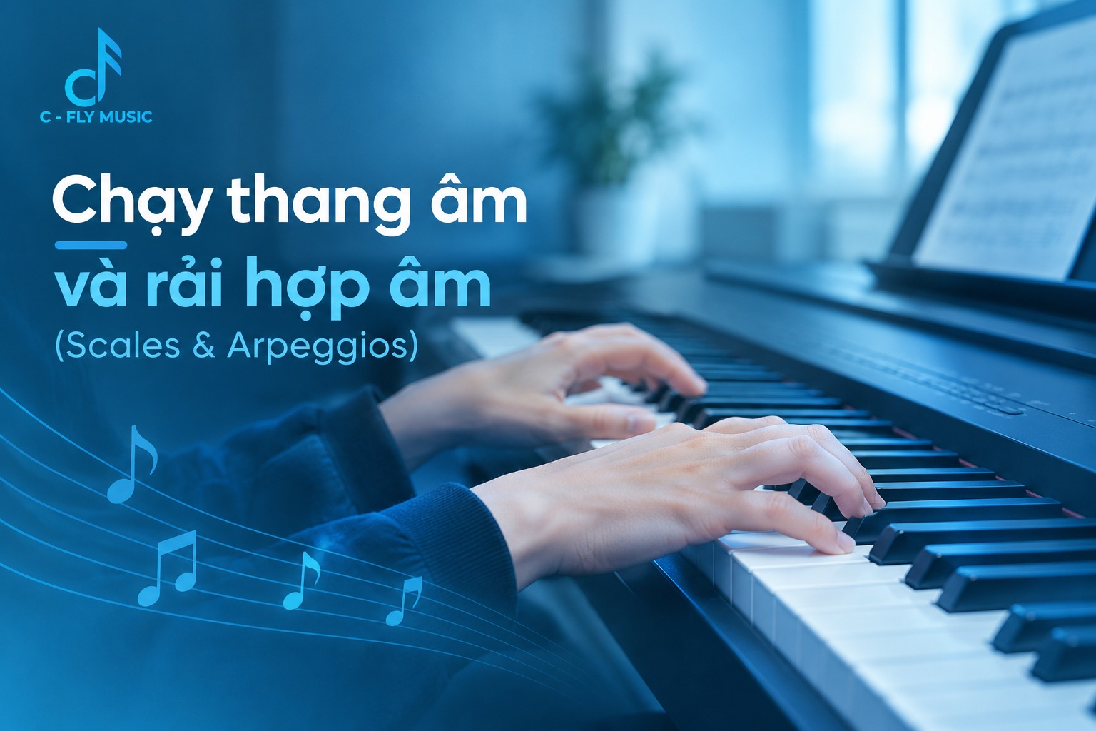 Chạy thang âm (Scales) và rải hợp âm (Arpeggios)